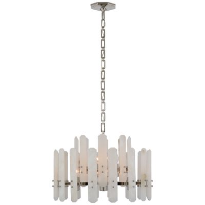 Alabaster Shield Small Pendant 12 Lights Chandelier
