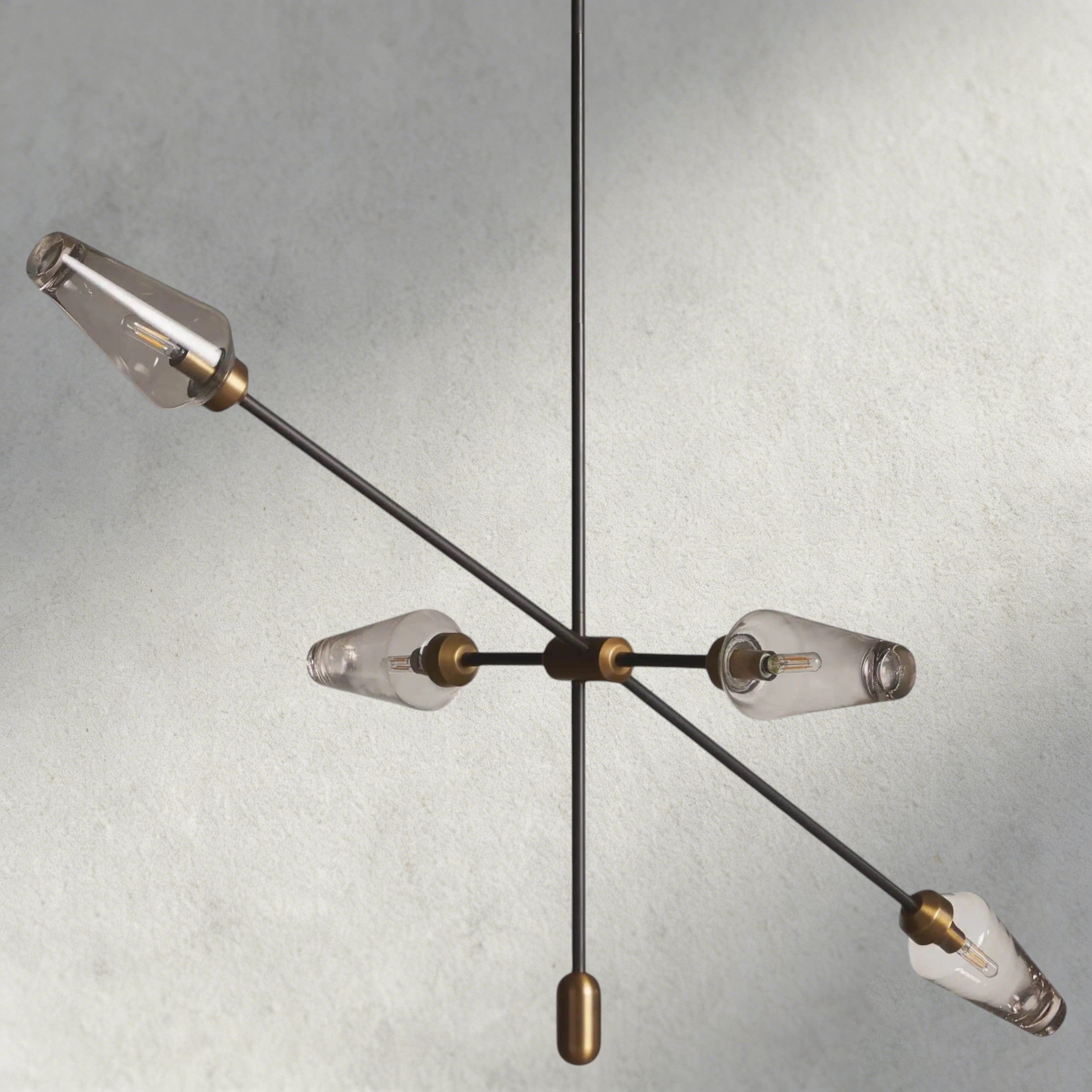 Arrow Bronze Chandelier