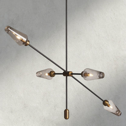 Arrow Bronze Chandelier