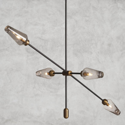 Arrow Bronze Chandelier