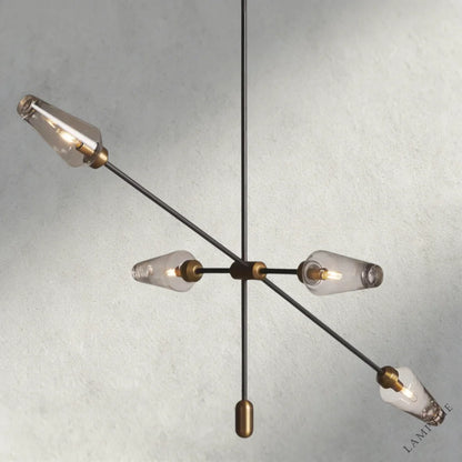 Arrow Bronze Chandelier