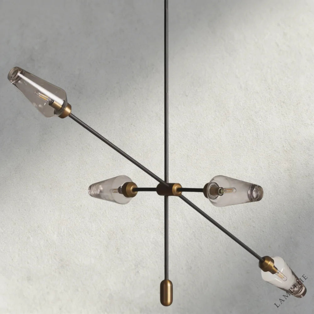 Arrow Bronze Chandelier