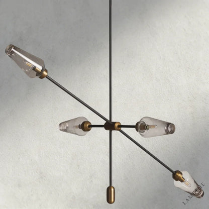 Arrow Bronze Chandelier