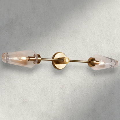 Brass Arrow Double Sconce