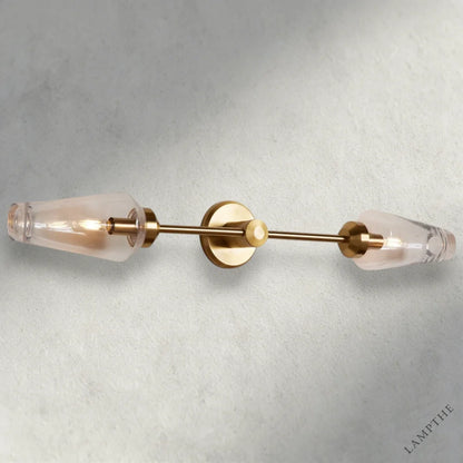 Brass Arrow Double Sconce