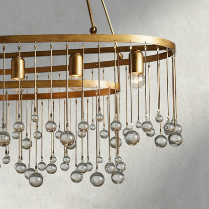 Aubrey Oval Chandelier 52.5"