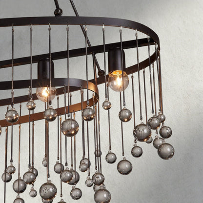 Aubrey Oval Chandelier 52.5"