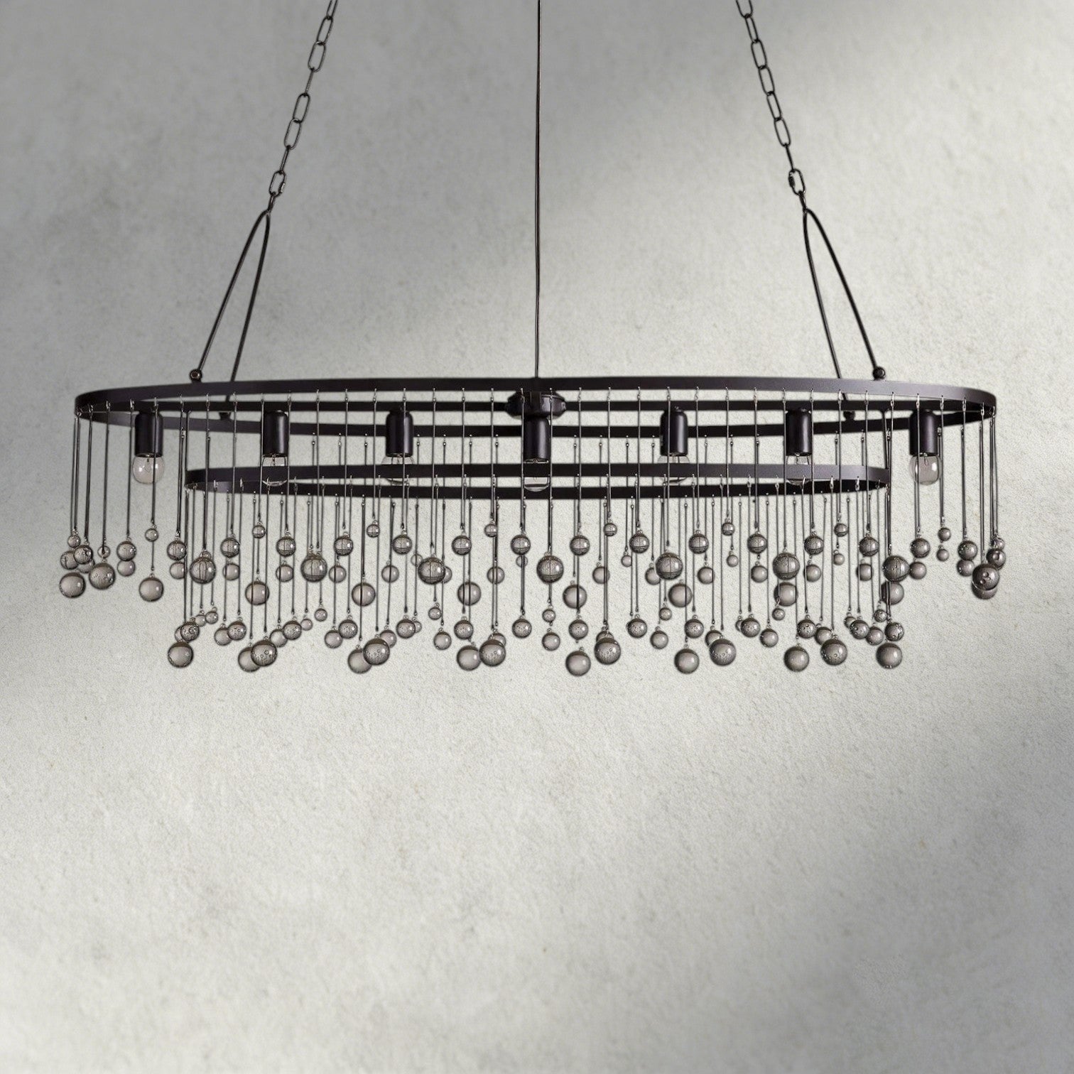 Aubrey Oval Chandelier 52.5"