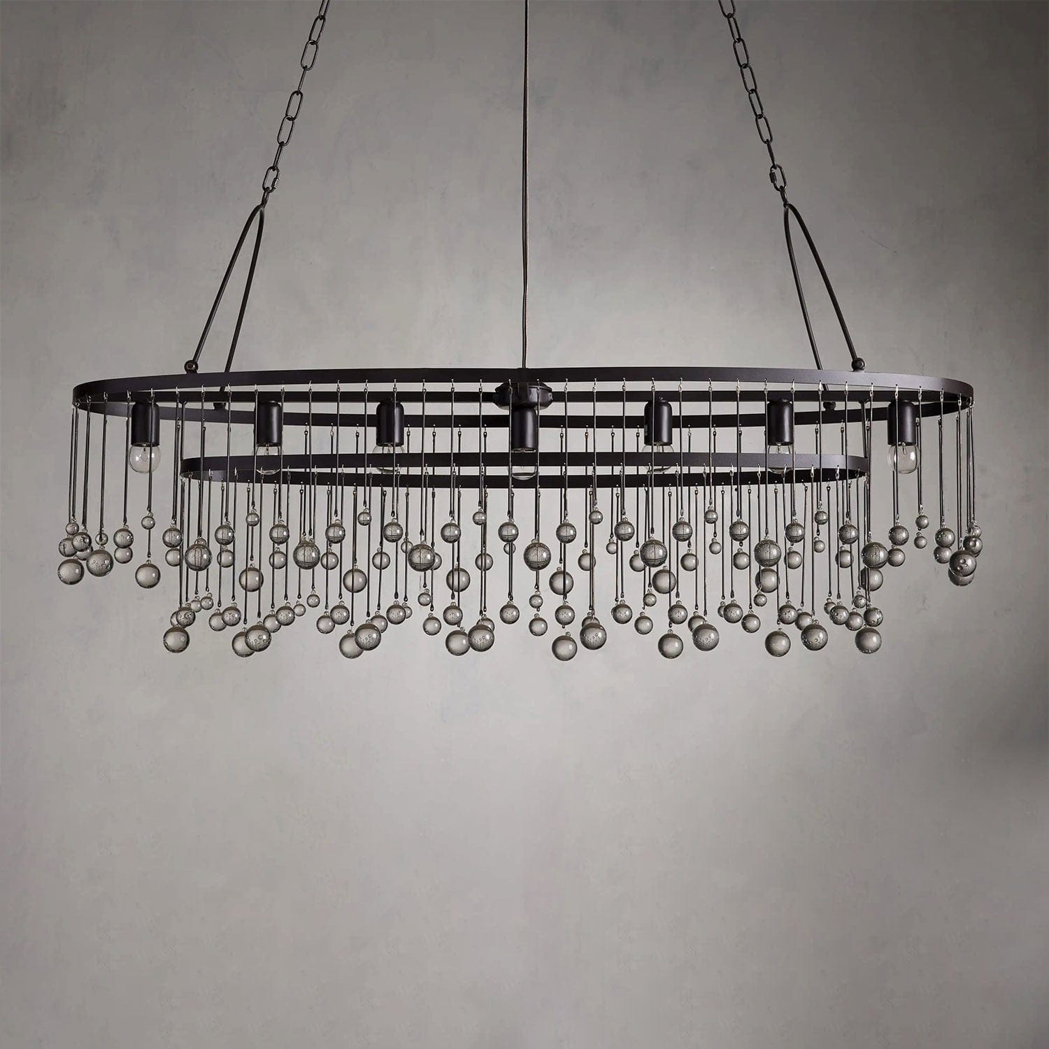Aubrey Oval Chandelier 52.5"