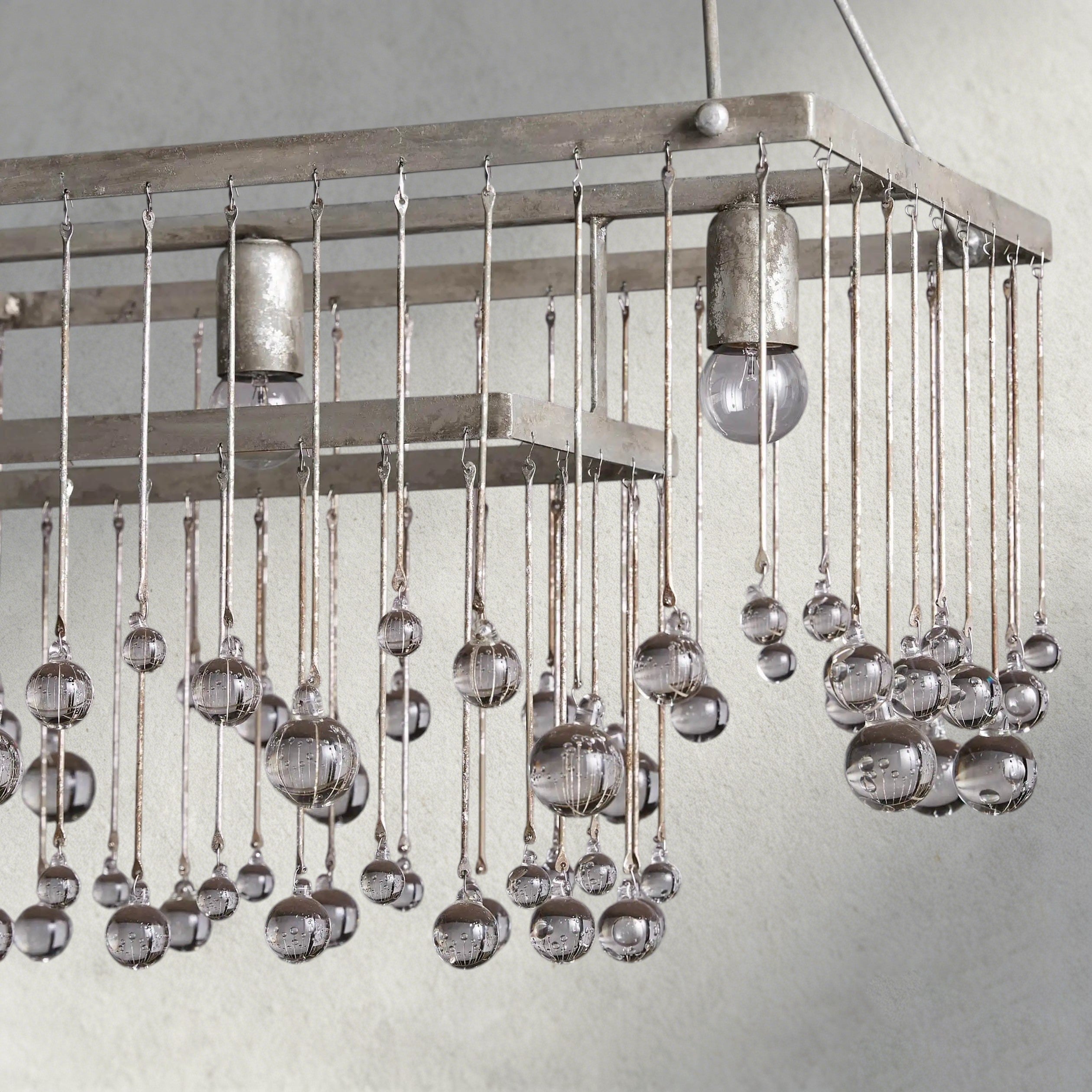 Aubrey Rectangular Chandelier 47", 60"