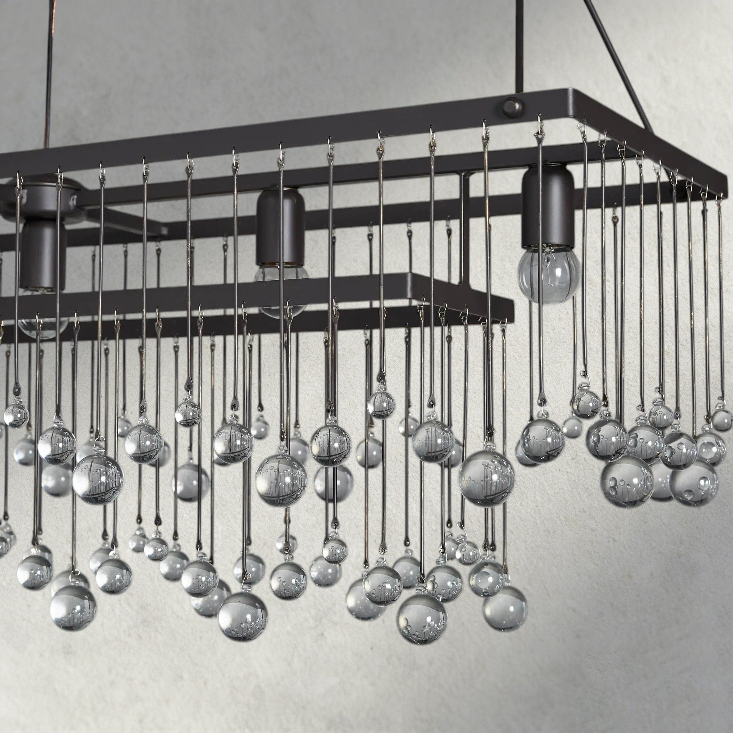 Aubrey Rectangular Chandelier 47", 60"