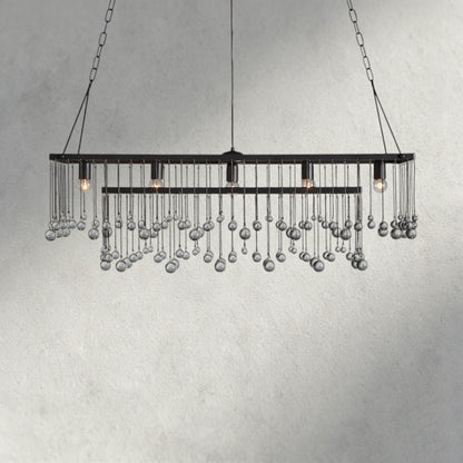 47" / Bronze Aubrey Rectangular Chandelier 47", 60"