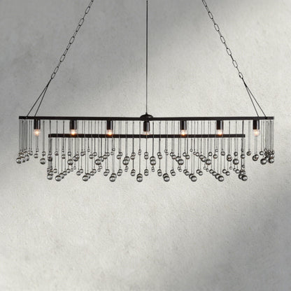 60" / Bronze Aubrey Rectangular Chandelier 47", 60"
