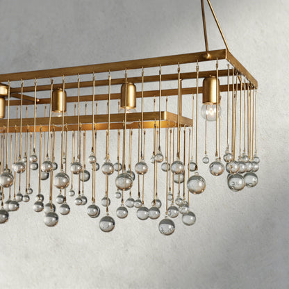 Aubrey Rectangular Chandelier 47", 60"