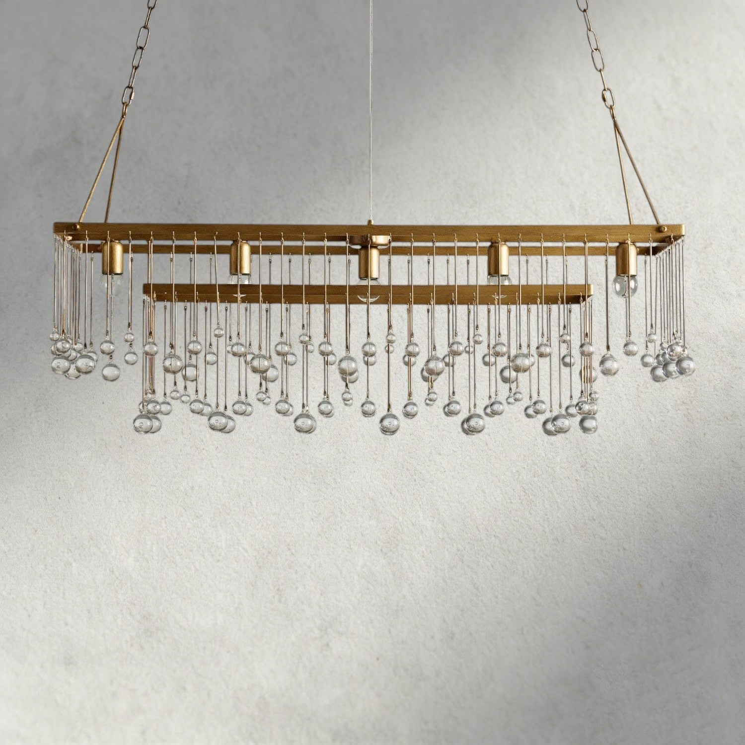 Aubrey Rectangular Chandelier 47", 60"