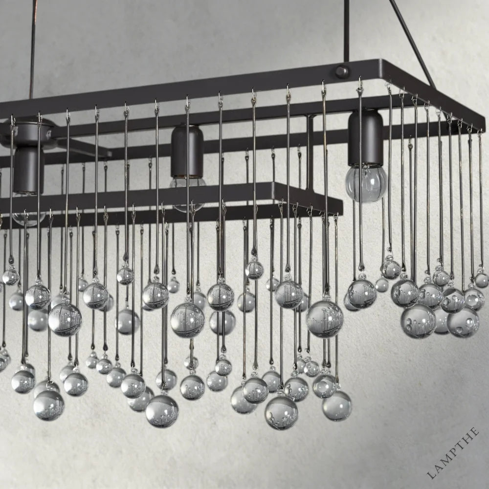 Aubrey Rectangular Chandelier 47", 60"