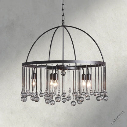 2-TIER / Bronze Aubrey Round Chandelier 2-TIER, 4-TIER