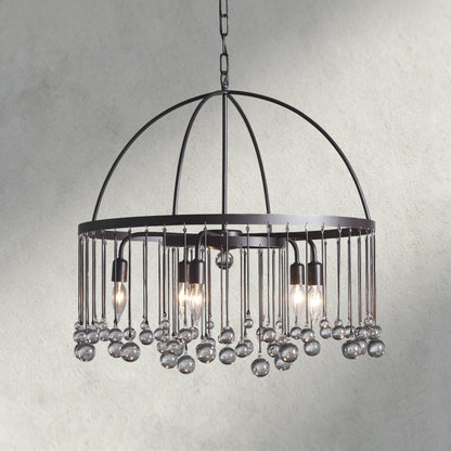 2-TIER / Bronze Aubrey Round Chandelier 2-TIER, 4-TIER