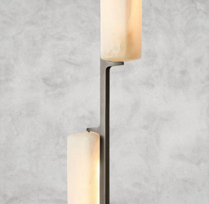 Audubon Alabaster Linear Chandelier 54"