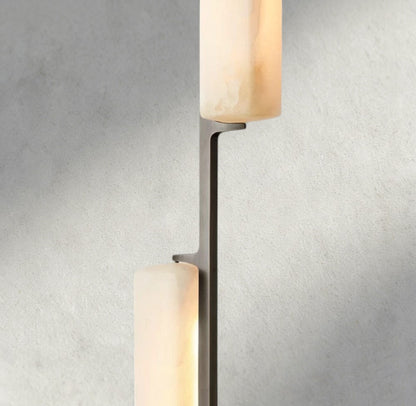 Audubon Alabaster Linear Chandelier 54"