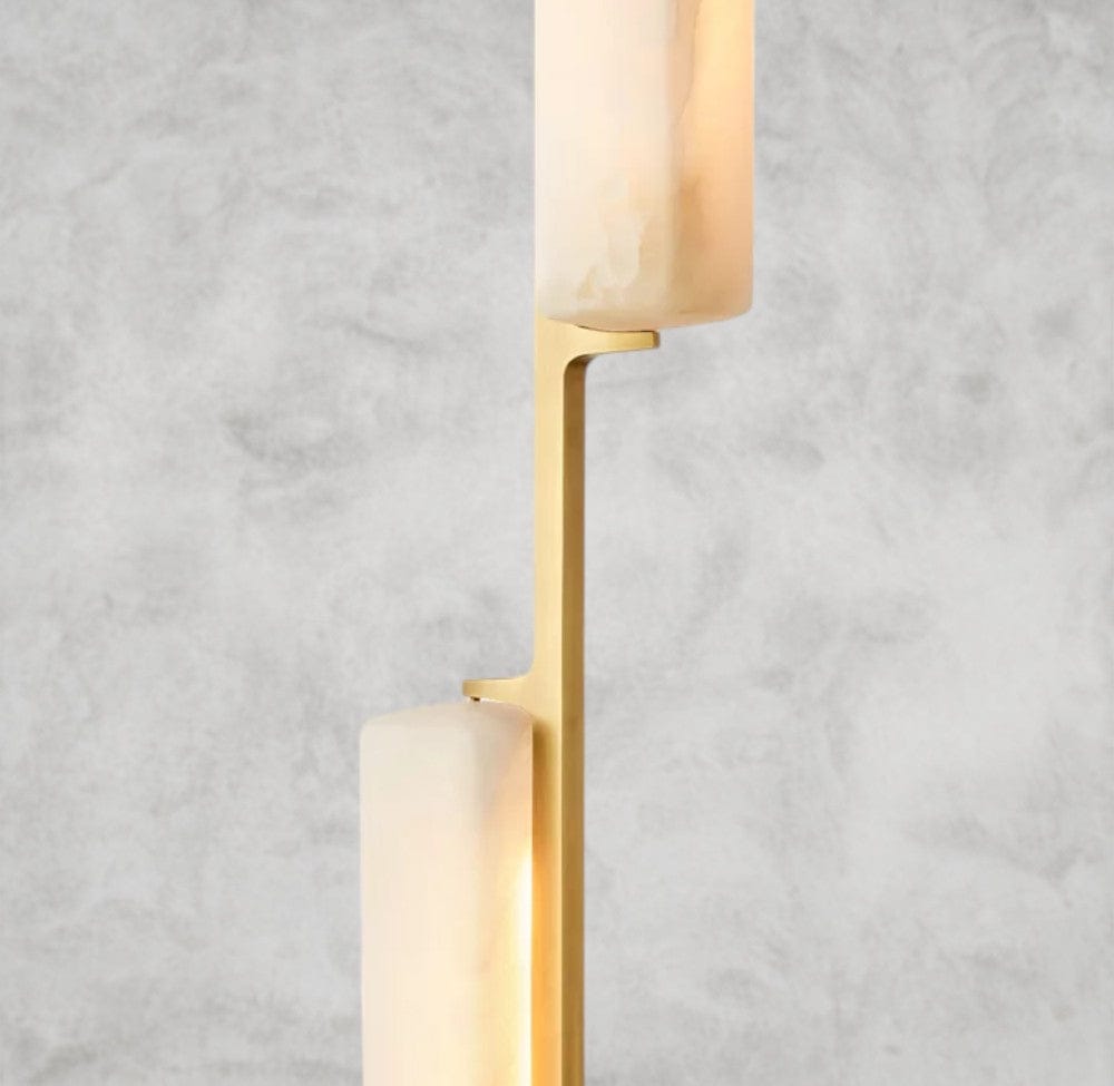 Audubon Alabaster Linear Chandelier 54"