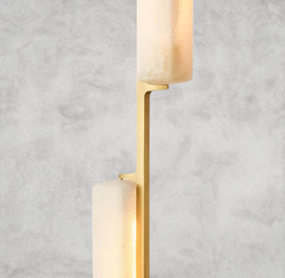 Audubon Alabaster Linear Chandelier 54"