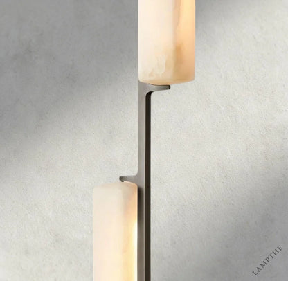 Audubon Alabaster Linear Chandelier 54"