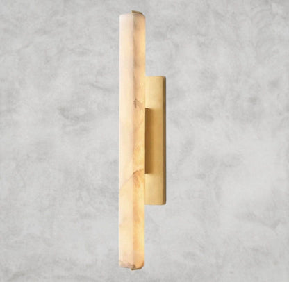 25" / Brass Audubon Alabaster Single Sconce