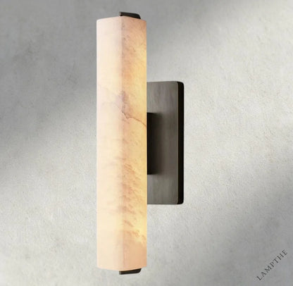 15" / Bronze Audubon Alabaster Single Sconce