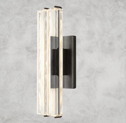 19" / Bronze Audubon Crystal Double Sconce