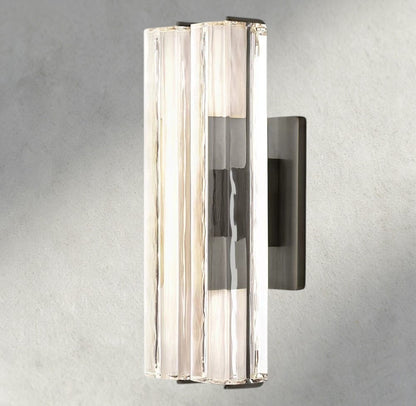 15" / Bronze Audubon Crystal Double Sconce