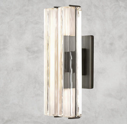 15" / Bronze Audubon Crystal Double Sconce