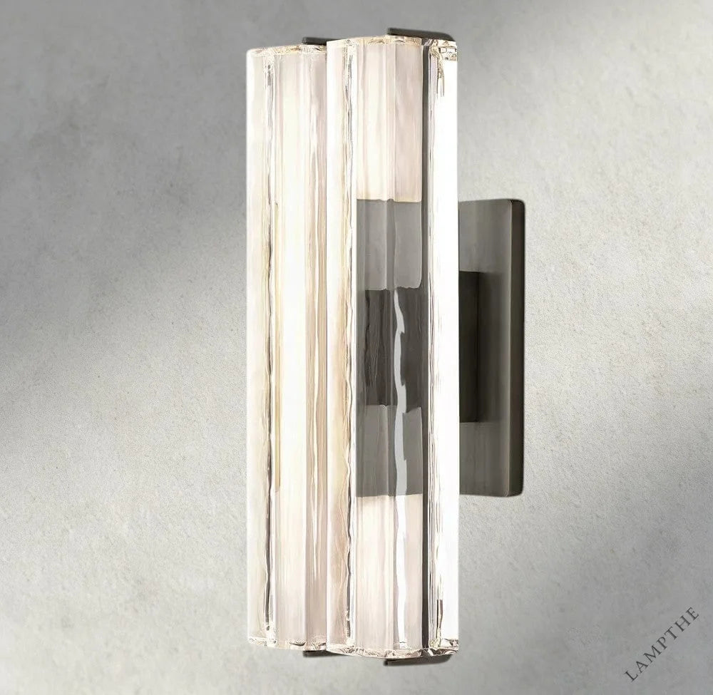 15" / Bronze Audubon Crystal Double Sconce