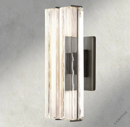 15" / Bronze Audubon Crystal Double Sconce