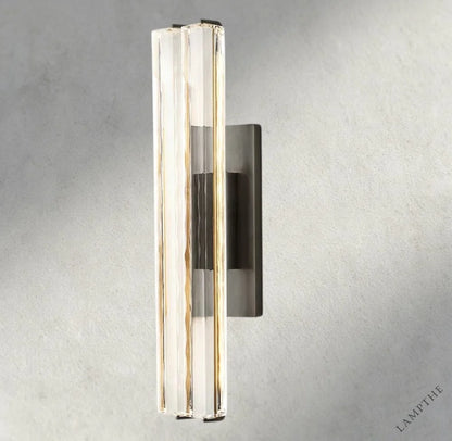 25“ / Bronze Audubon Crystal Double Sconce