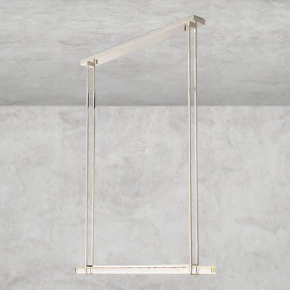Audubon Crystal Linear Single Bar Chandelier