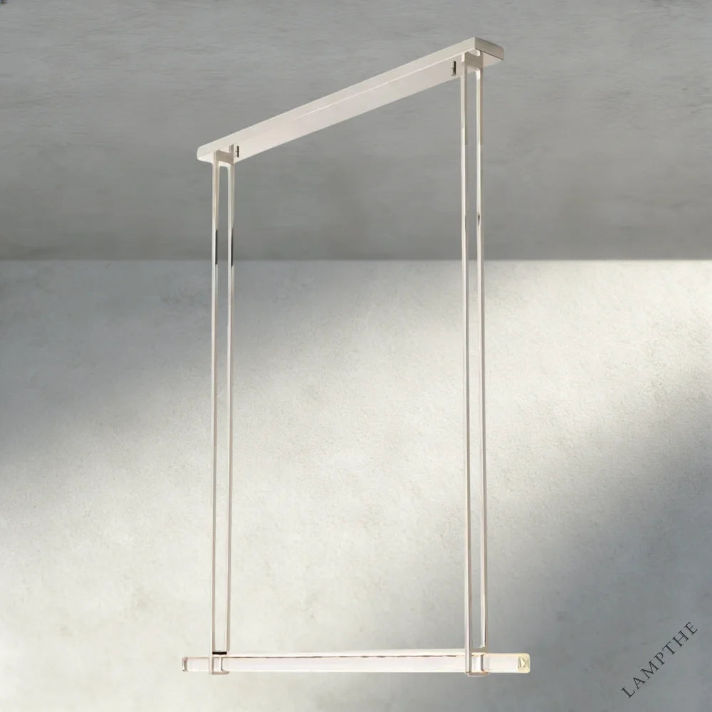 Audubon Crystal Linear Single Bar Chandelier