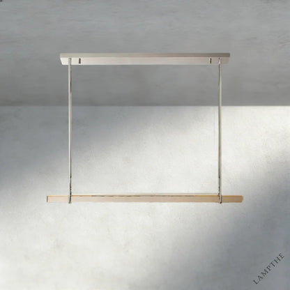 Audubon Crystal Linear Single Bar Chandelier
