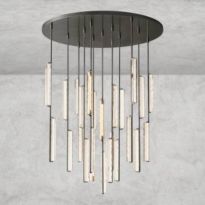 56" / Bronze Audubon Crystal Round Chandelier 24", 40", 56"