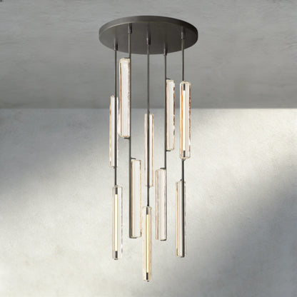 24" / Bronze Audubon Crystal Round Chandelier 24", 40", 56"