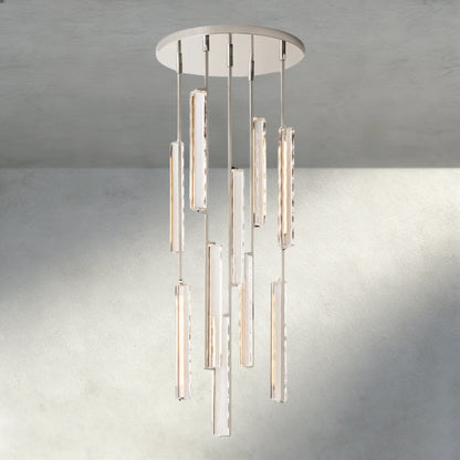 24" / Nickel Audubon Crystal Round Chandelier 24", 40", 56"
