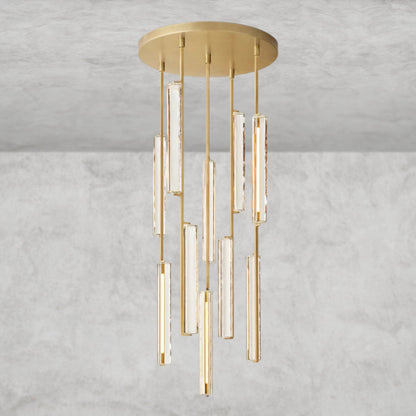 24" / Brass Audubon Crystal Round Chandelier 24", 40", 56"