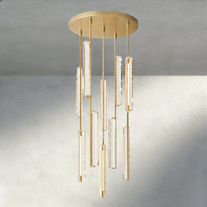 24" / Brass Audubon Crystal Round Chandelier 24", 40", 56"