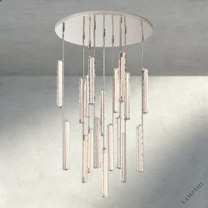 40" / Nickel Audubon Crystal Round Chandelier 24", 40", 56"