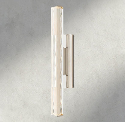 25" / Nickel Audubon Crystal Single Sconce