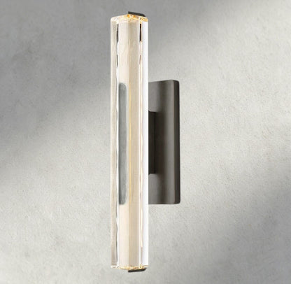 19" / Bronze Audubon Crystal Single Sconce
