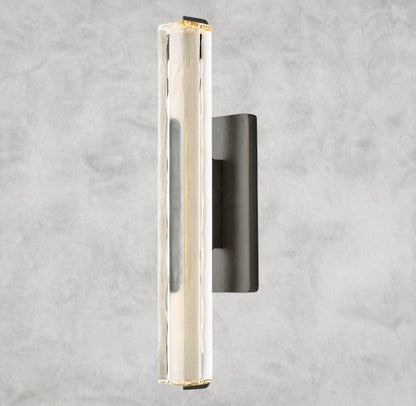 19" / Bronze Audubon Crystal Single Sconce