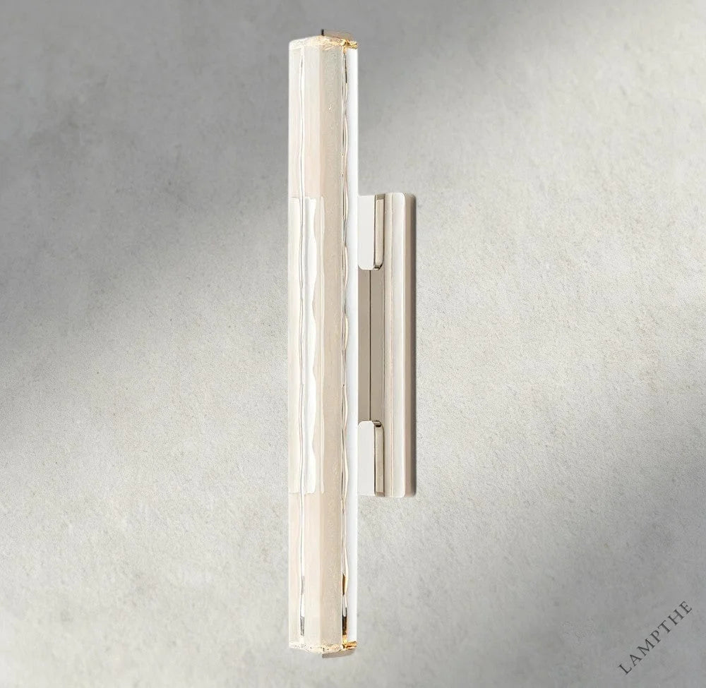 25" / Nickel Audubon Crystal Single Sconce