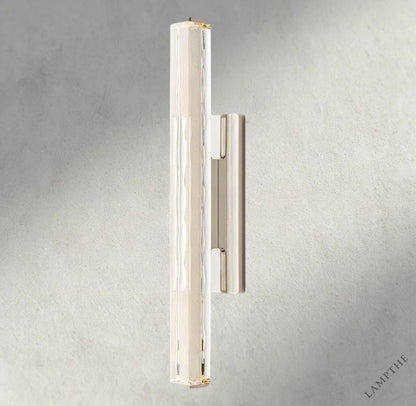 25" / Nickel Audubon Crystal Single Sconce