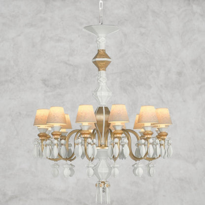 Golden Luster Belle De Nuit 12-Lights Chandelier